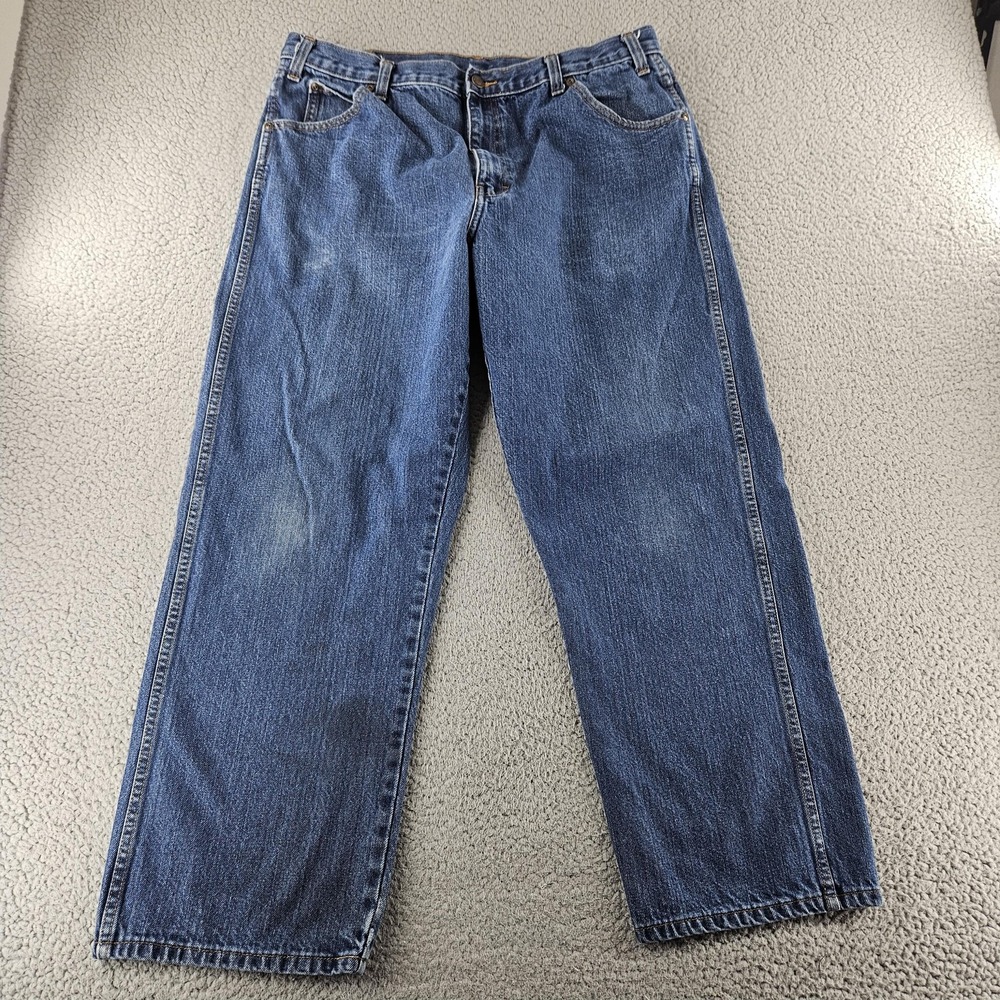 Dickies Jeans Mens 38x30โ Blue Denim Classic Fit Straight Leg Workwear